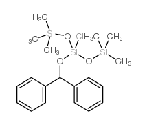 BENZHYDRYLOXYBIS(TRIMETHYLSILOXY)CHLOROSILANE Structure