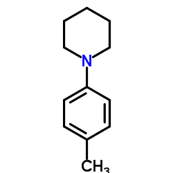 PIPERIDINE, 1-(4-METHYLPHENYL)- structure
