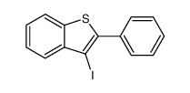 3-iodo-2-phenyl[b]benzothiophene结构式