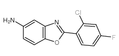 2-(2-chloro-4-fluorophenyl)-1,3-benzoxazol-5-amine结构式