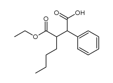 2-Phenyl-3-n-butylbernsteinsaeure-4-ethylester Structure