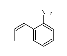 Z-β-methyl-2-aminostyrene Structure