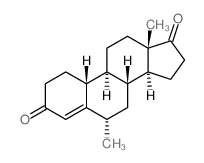 (6S,8R,9R,10R,13S,14S)-6,13-dimethyl-1,2,6,7,8,9,10,11,12,14,15,16-dodecahydrocyclopenta[a]phenanthrene-3,17-dione Structure