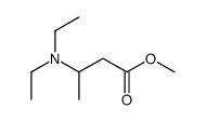 3-(二乙基氨基)丁酸甲酯结构式