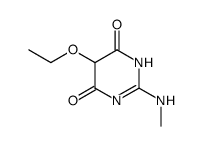 4,6(1H,5H)-Pyrimidinedione,5-ethoxy-2-(methylamino)-(9CI) Structure