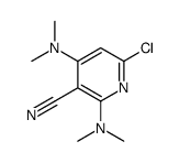 2 4-BIS(DIMETHYLAMINO)-6-CHLOROPYRIDINE-3-CARBONITRILE structure