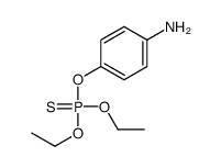 4-diethoxyphosphinothioyloxyaniline结构式
