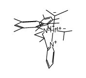 [C5H4NC(CH3)(CH2N-2,4,6-trimethylphenyl)2]Hf(i-propyl)2 Structure