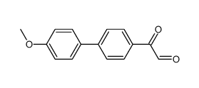 2-(4'-METHOXY-[1,1'-BIPHENYL]-4-YL)-2-OXOACETALDEHYDE结构式