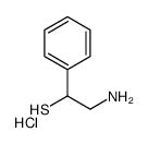 2-amino-1-phenylethanethiol,hydrochloride结构式