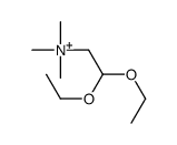 2,2-diethoxyethyl(trimethyl)azanium Structure