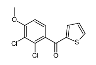 (2,3-Dichloro-4-methoxyphenyl)-2-thienylmethanone结构式