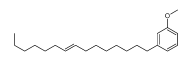 1-methoxy-3-pentadec-8-enylbenzene结构式