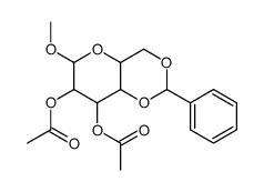 α-D-Glucopyranoside, methyl4,6-O-(phenylmethylene)-, diacetate (9CI)结构式