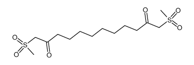 1,12-bis-methanesulfonyl-dodecane-2,11-dione Structure