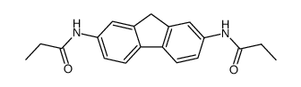 N,N'-fluorene-2,7-diyl-bis-propionamide Structure