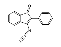 3-azido-2-phenylindan-1-one Structure