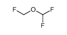 difluoro(fluoromethoxy)methane Structure