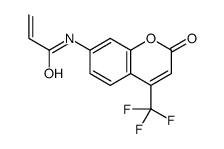 7-[4-(三氟甲基)香豆素]丙烯酰胺结构式