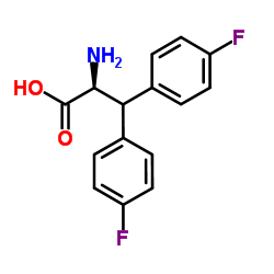 4-Fluoro-β-(4-fluorophenyl)-L-phenylalanine Structure