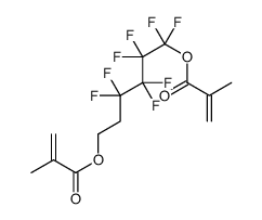 [3,3,4,4,5,5,6,6-octafluoro-6-(2-methylprop-2-enoyloxy)hexyl] 2-methylprop-2-enoate结构式