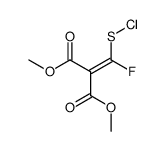 dimethyl 2-[chlorosulfanyl(fluoro)methylidene]propanedioate Structure