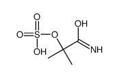 2-methyl-2-(sulphooxy)propionamide structure