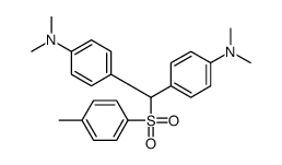 4,4'-[(p-tolylsulphonyl)methylene]bis[N,N-dimethylaniline] Structure