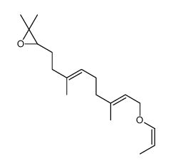 3-[(3E,7E)-3,7-dimethyl-9-[(E)-prop-1-enoxy]nona-3,7-dienyl]-2,2-dimethyloxirane结构式