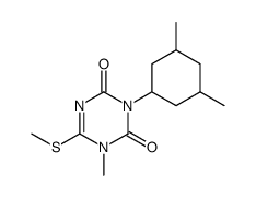 3-(3,5-dimethyl-cyclohexyl)-1-methyl-6-methylsulfanyl-1H-[1,3,5]triazine-2,4-dione Structure
