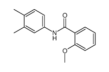 Benzamide, N-(3,4-dimethylphenyl)-2-methoxy- (9CI) picture