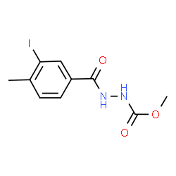 methyl 2-[(3-iodo-4-methylphenyl)carbonyl]hydrazinecarboxylate Structure