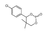 4-(4-chlorophenyl)-5,5-dimethyl-1,3,2-dioxaphosphinan-2-ium 2-oxide Structure