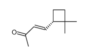 (E)-4-[(S)-2,2-Dimethylcyclobutyl]-3-buten-2-one Structure