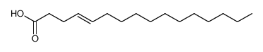 hexadec-4-enoic acid Structure