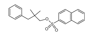 2,2-dimethyl-3-phenyl-1-propyl 2-naphthalenesulfonate结构式