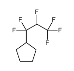 1,1,2,3,3,3-hexafluoropropylcyclopentane Structure