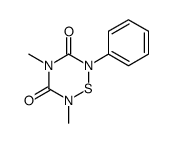 2,4-dimethyl-6-phenyl-1,2,4,6-thiatriazinane-3,5-dione结构式