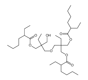 [2-[2,2-bis(2-ethylhexanoyloxymethyl)butoxymethyl]-2-(hydroxymethyl)butyl] 2-ethylhexanoate Structure