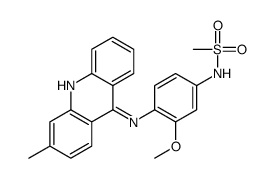 N-[3-methoxy-4-[(3-methylacridin-9-yl)amino]phenyl]methanesulfonamide结构式