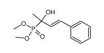 <(E)-1-hydroxy-1-methyl-3-phenyl-2-propenyl>phosphonsaeure-dimethylester Structure