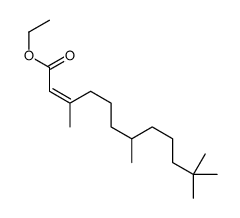 ethyl 3,7,11,11-tetramethyldodec-2-enoate Structure