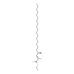 [R,E,(-)]-2,4-Dimethyl-2-henicosenoic acid ethyl ester结构式