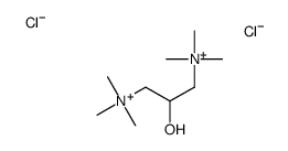 [2-hydroxy-3-(trimethylazaniumyl)propyl]-trimethylazanium,dichloride Structure