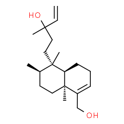 1,2,3,4,4a,7,8,8a-Octahydro-5-hydroxymethyl-α,1,2,4a-tetramethyl-α-vinylnaphthalene-1-(1-propanol) Structure