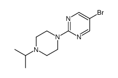 5-bromo-2-(4-propan-2-ylpiperazin-1-yl)pyrimidine结构式