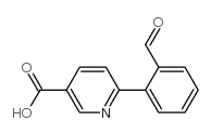 6-(2-Formylphenyl)-nicotinic acid结构式