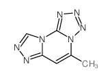 5-Methyltetraazolo(1,5-a)(1,2,4)triazolo(4,3-c)pyrimidine结构式