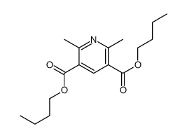 dibutyl 2,6-dimethylpyridine-3,5-dicarboxylate结构式