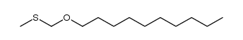 1-methylsulfanylmethoxy-decane结构式